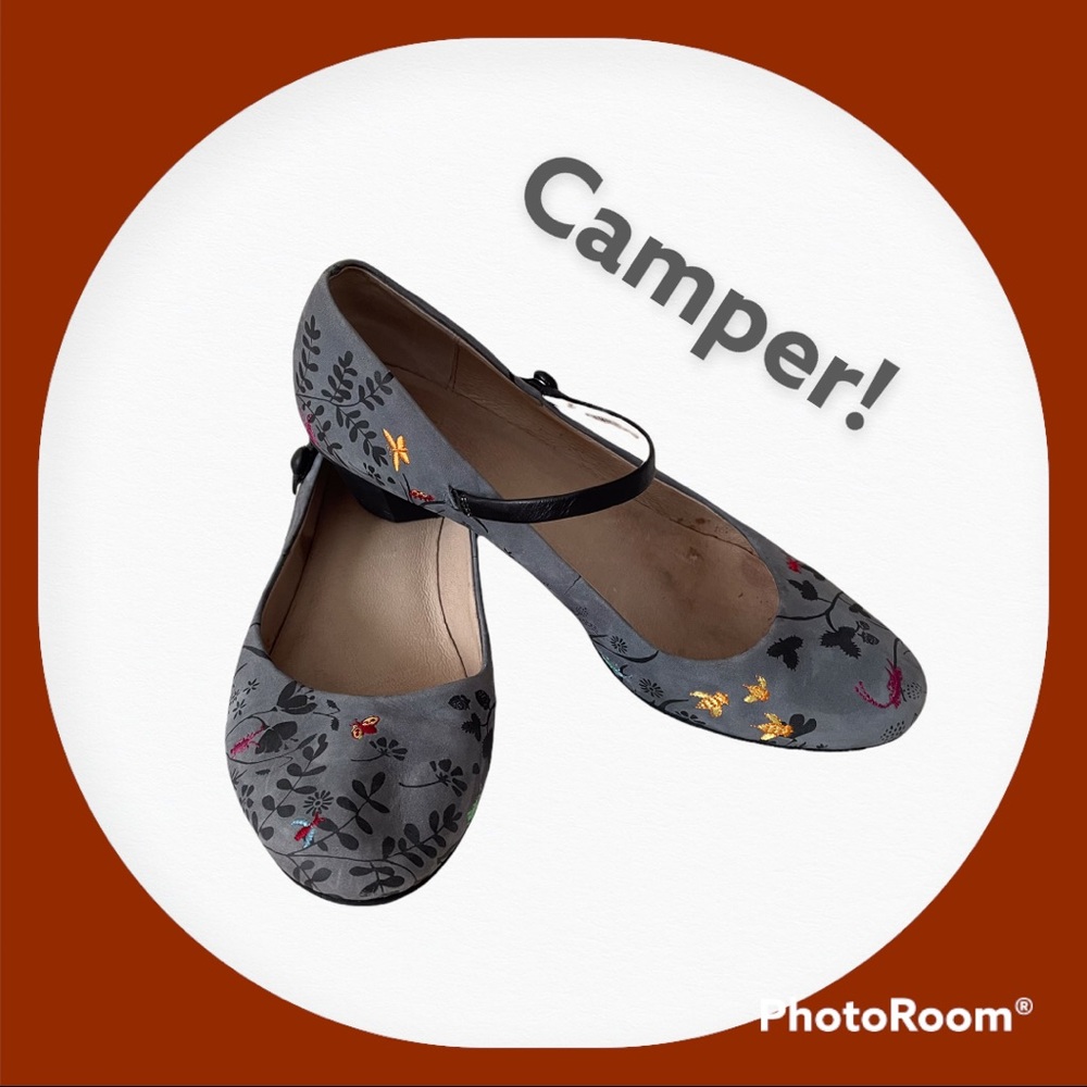 Camper shoes with birds 🐦 bees 🐝 flowers 🌸